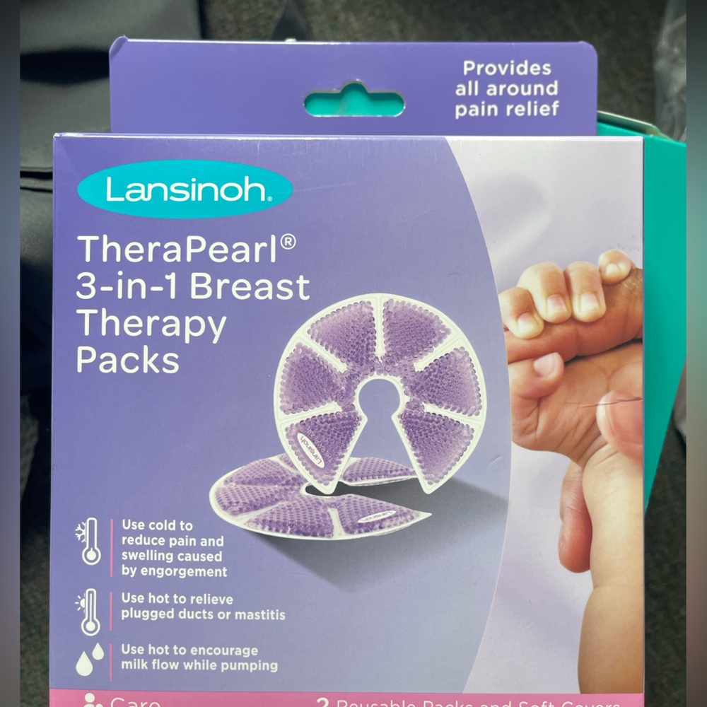 Lansinoh TheraPearl Breast Therapy Packs in Purple